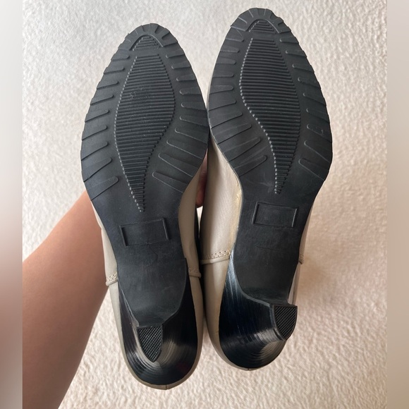 Vintage Faux Fur Lined Heeled Winter Boots 8 Grey - Picture 5 of 13